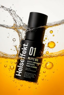 Blitz oil de Helseffekt. El mejor tratamiento para eliminar la caspa de la barba