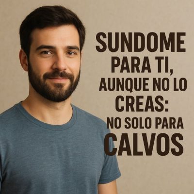 SUNDOME no solo para calvos. La mejor proteccion solar del mercado