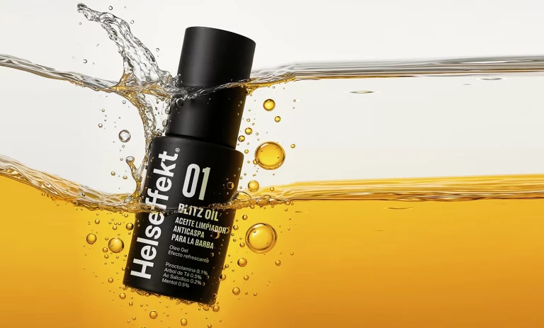 Blitz oil de Helseffekt. El mejor tratamiento para eliminar la caspa de la barba