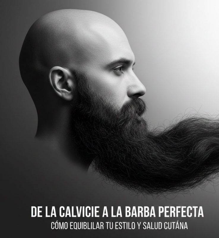 De la calvicie a la barba perfecta: cómo equilibrar tu estilo y salud cutánea